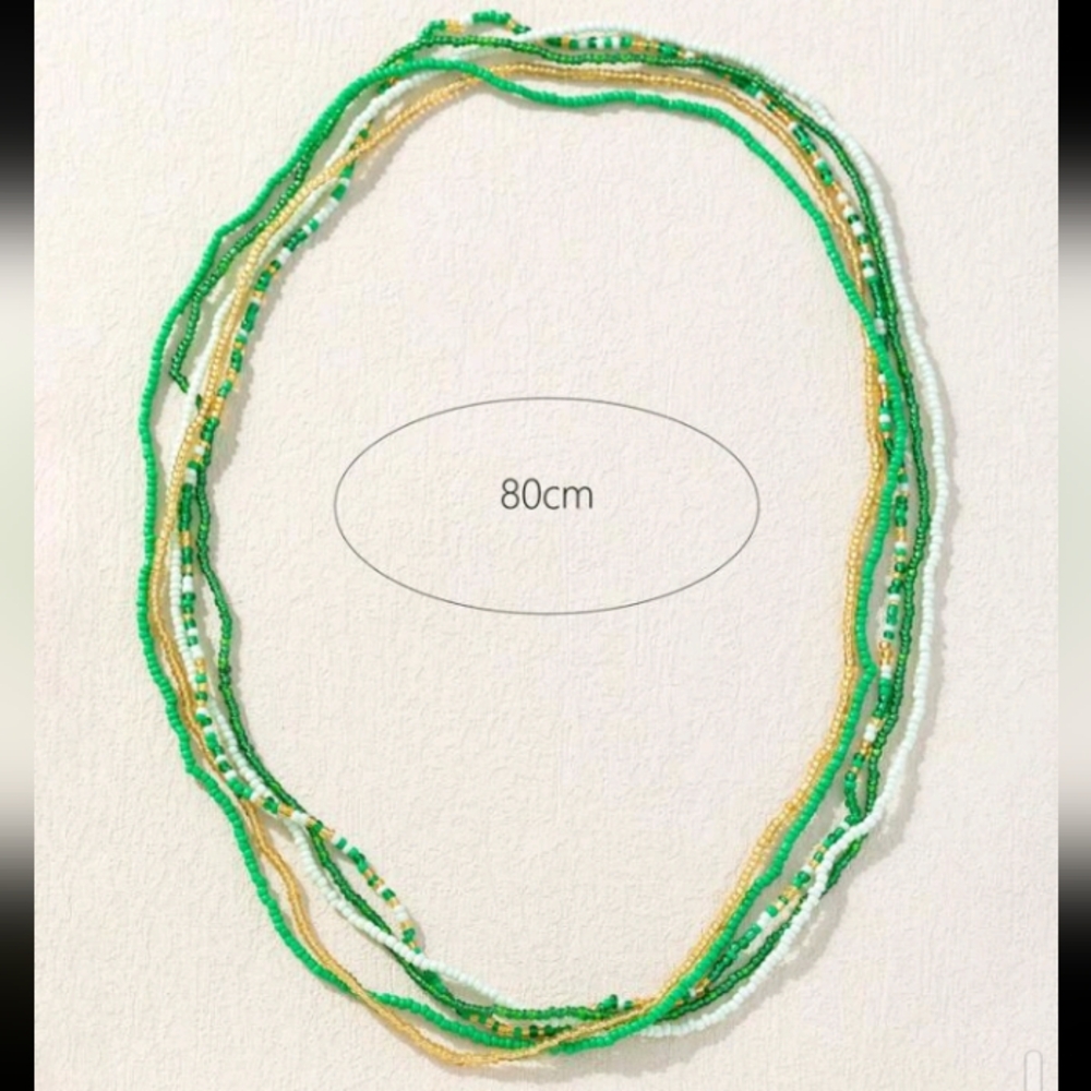 4pc Glass Waist Beads - Picture 4 of 7